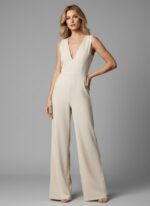 Combinaison beige soirée   CombiCeremonie