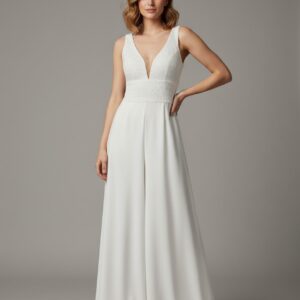 Combinaison blanche mariage civil   CombiCeremonie