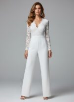 Combinaison blanche mariée   CombiCeremonie