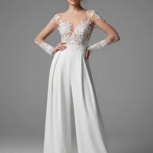 Combinaison boho longue cérémonie femme   CombiCeremonie