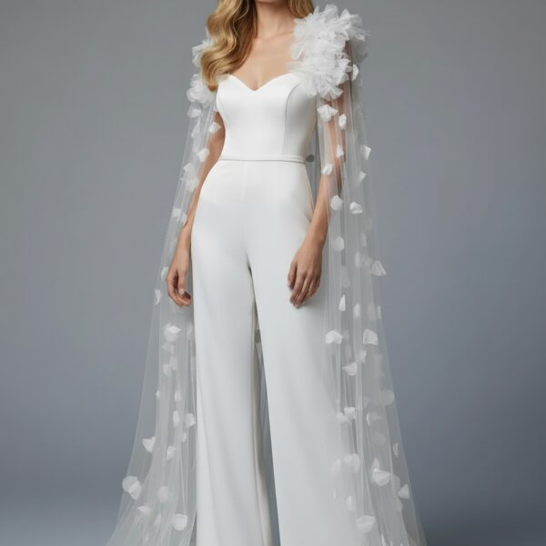 Combinaison bustier mariage civil