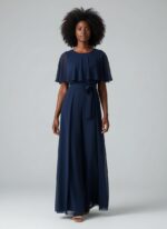 Combinaison ceremonie bleue femme   CombiCeremonie