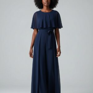 Combinaison ceremonie bleue femme   CombiCeremonie