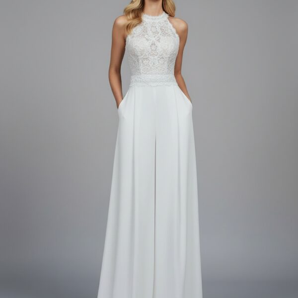 Combinaison dentelle femme mariage