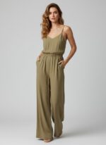 Combinaison Femme Chic Décolleté en V   CombiCeremonie