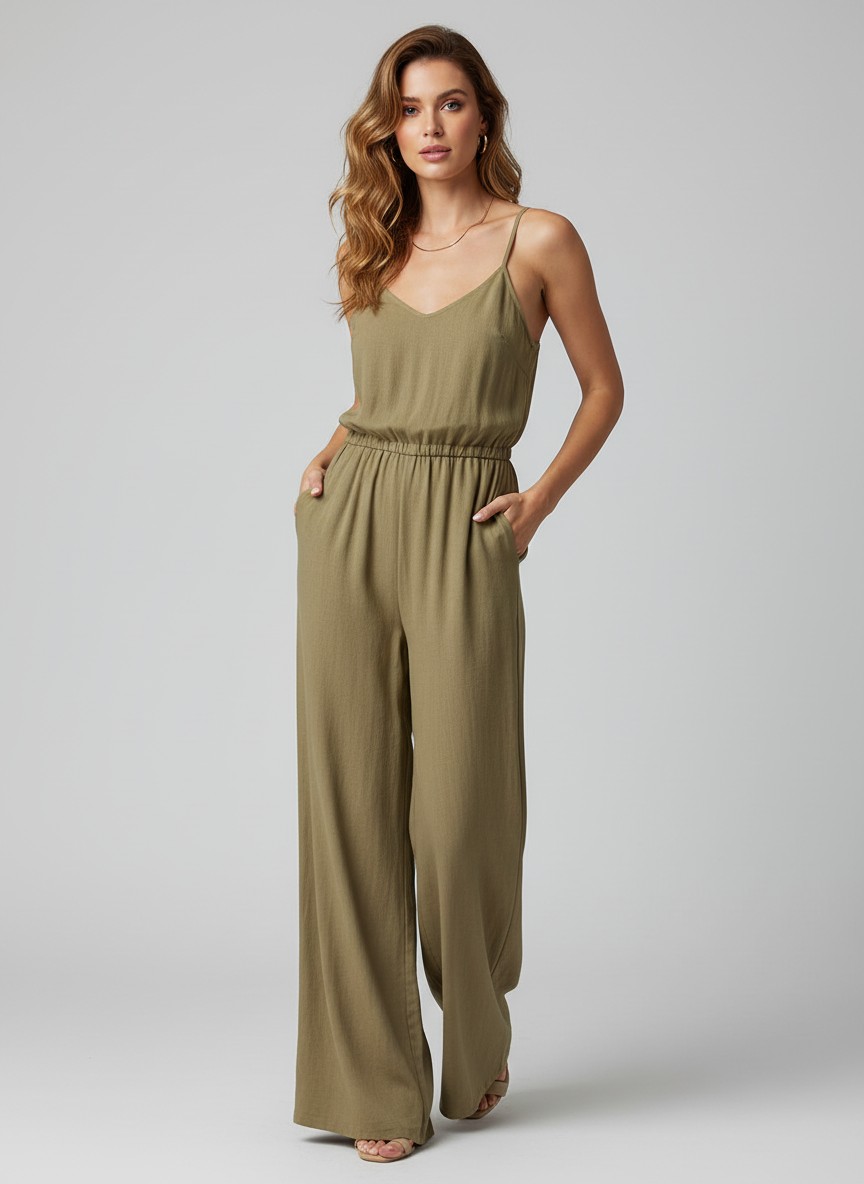 Combinaison Femme Chic Décolleté en V CombiCeremonie