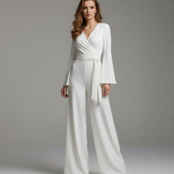 Combinaison fluide femme mariage