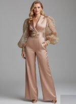 Combinaison grande taille champagne   CombiCeremonie