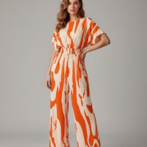 Combinaison imprimé femme chic   CombiCeremonie