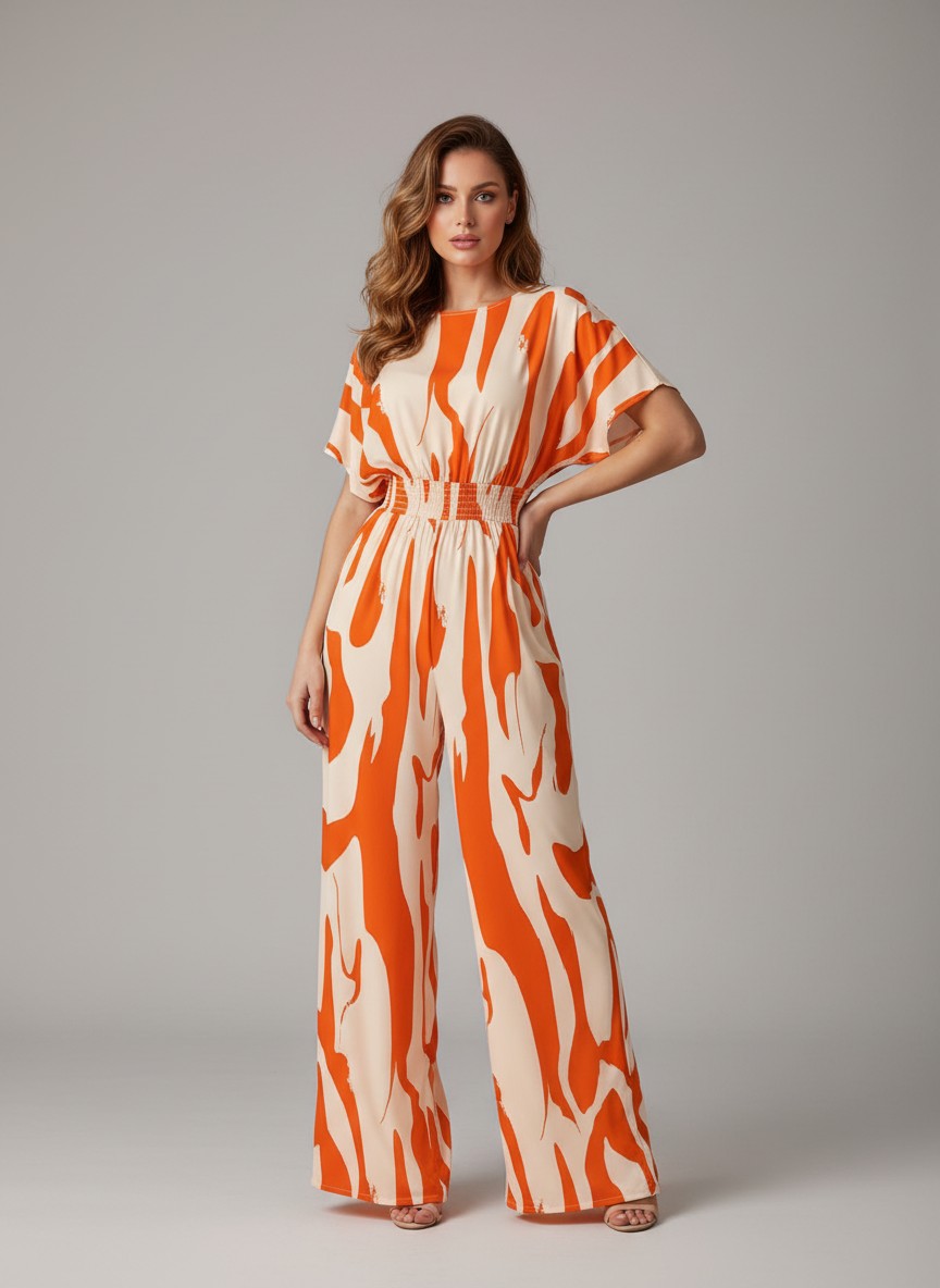 Combinaison imprimé femme chic CombiCeremonie