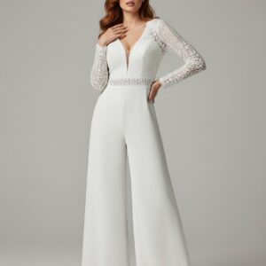 Combinaison mariage blanche femme   CombiCeremonie