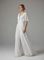 Combinaison mariage civil avec traine   CombiCeremonie