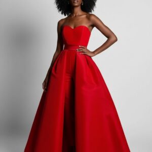 Combinaison mariage rouge femme   CombiCeremonie