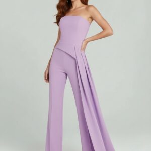 Combinaison mariage violette femme   CombiCeremonie