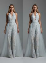 Combinaison mariée avec traîne   CombiCeremonie