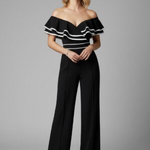 Combinaison Noire Classe cérémonie femme   CombiCeremonie