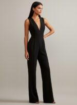 Combinaison noire mariage femme   CombiCeremonie