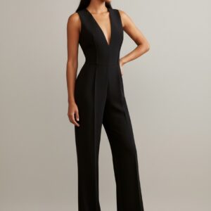 Combinaison noire mariage femme   CombiCeremonie