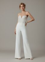 Combinaison pantalon bustier mariage   CombiCeremonie