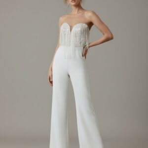 Combinaison pantalon bustier mariage   CombiCeremonie