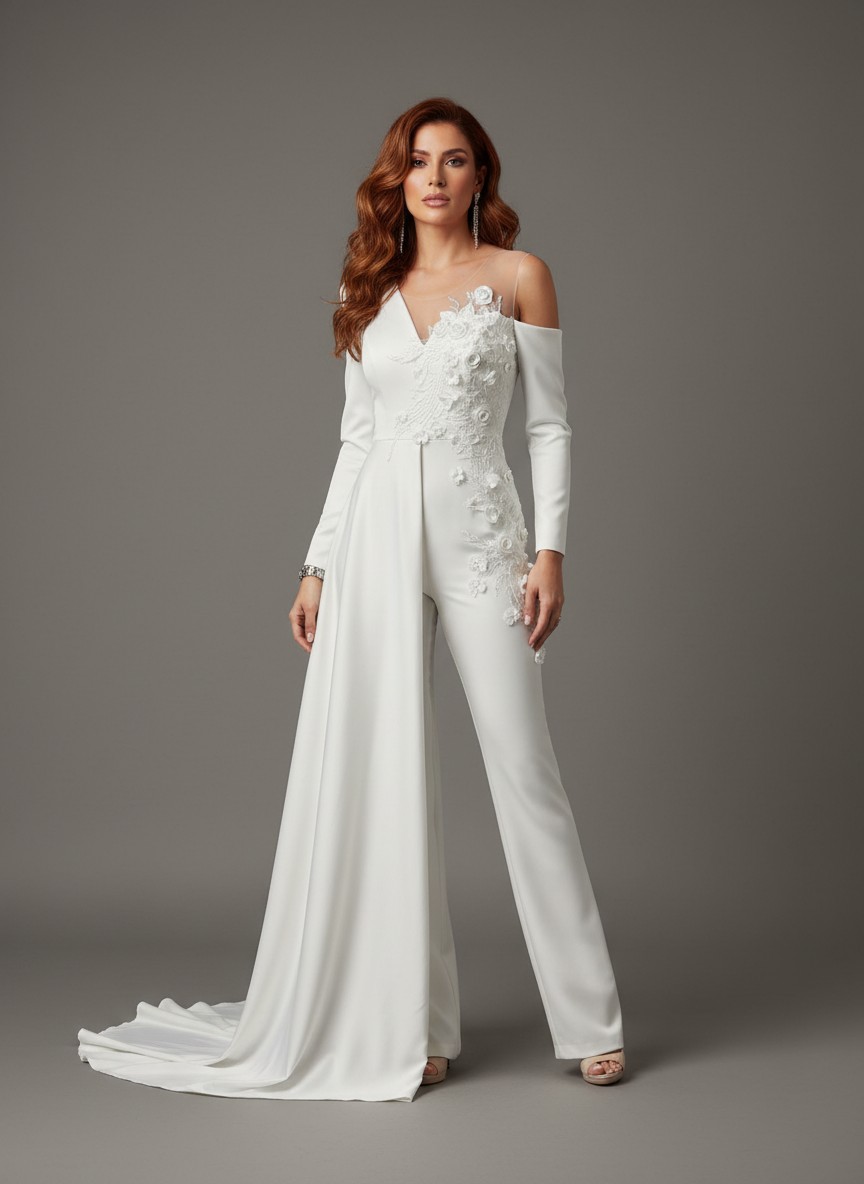 Combinaison pantalon mariage civil CombiCeremonie