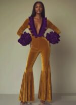 Combinaison velours femme soiree   CombiCeremonie