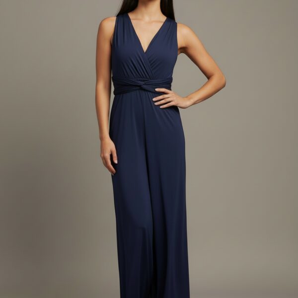 Combinaison chic bleu marine