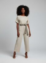 Combinaison femme beige chic   CombiCeremonie