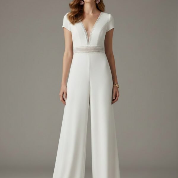 Mariage combi pantalon femme