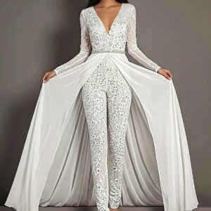 Combinaison costume mariage femme   CombiCeremonie