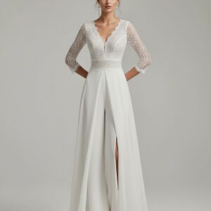 Combinaison dentelle mariage civil   CombiCeremonie