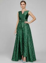 Combinaison vert émeraude mariage   CombiCeremonie