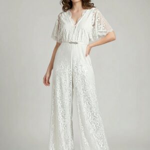 Tenue mariage combi pantalon élégante pour cérémonie   CombiCeremonie