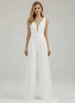Combinaison blanche femme mariage civil   CombiCeremonie