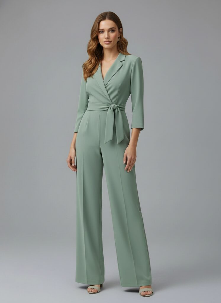 Combinaison vert sauge mariage   CombiCeremonie