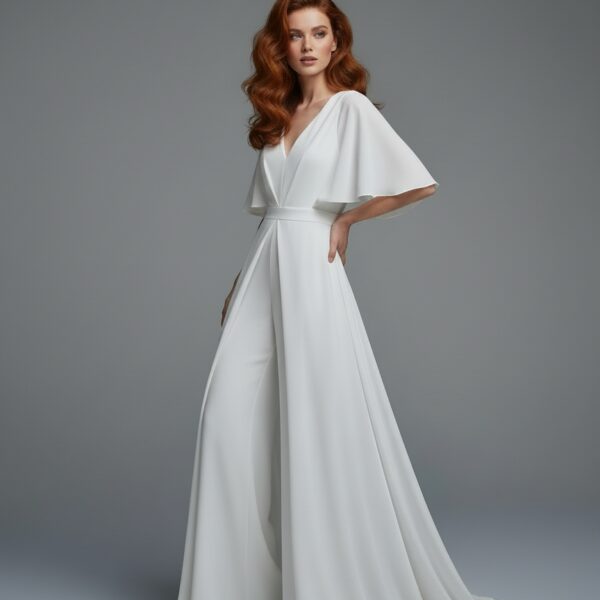 Robe combinaison mariage femme