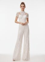 Combinaison Mariée Dentelle Blanche Femme