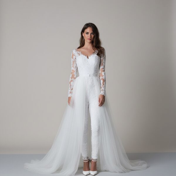 Mariage combinaison femme