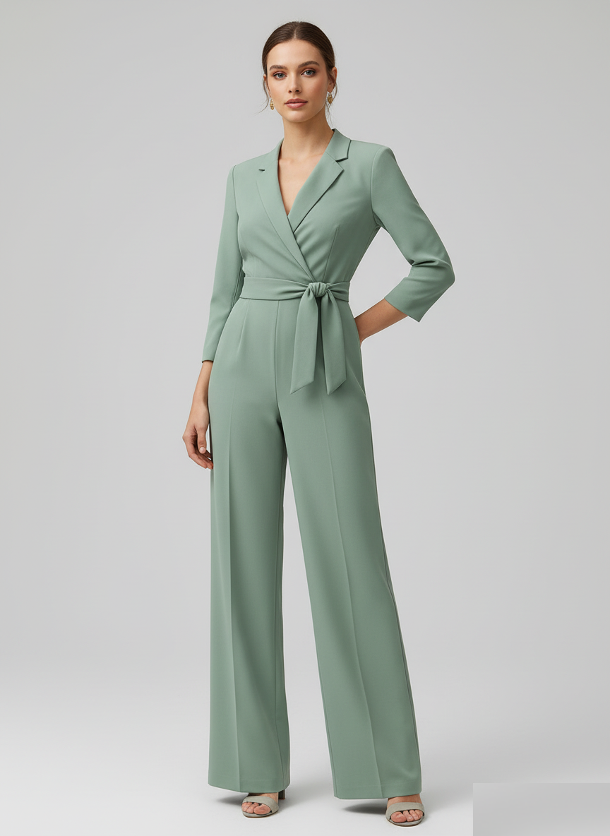 Combinaison vert sauge mariage - CombiCérémonie